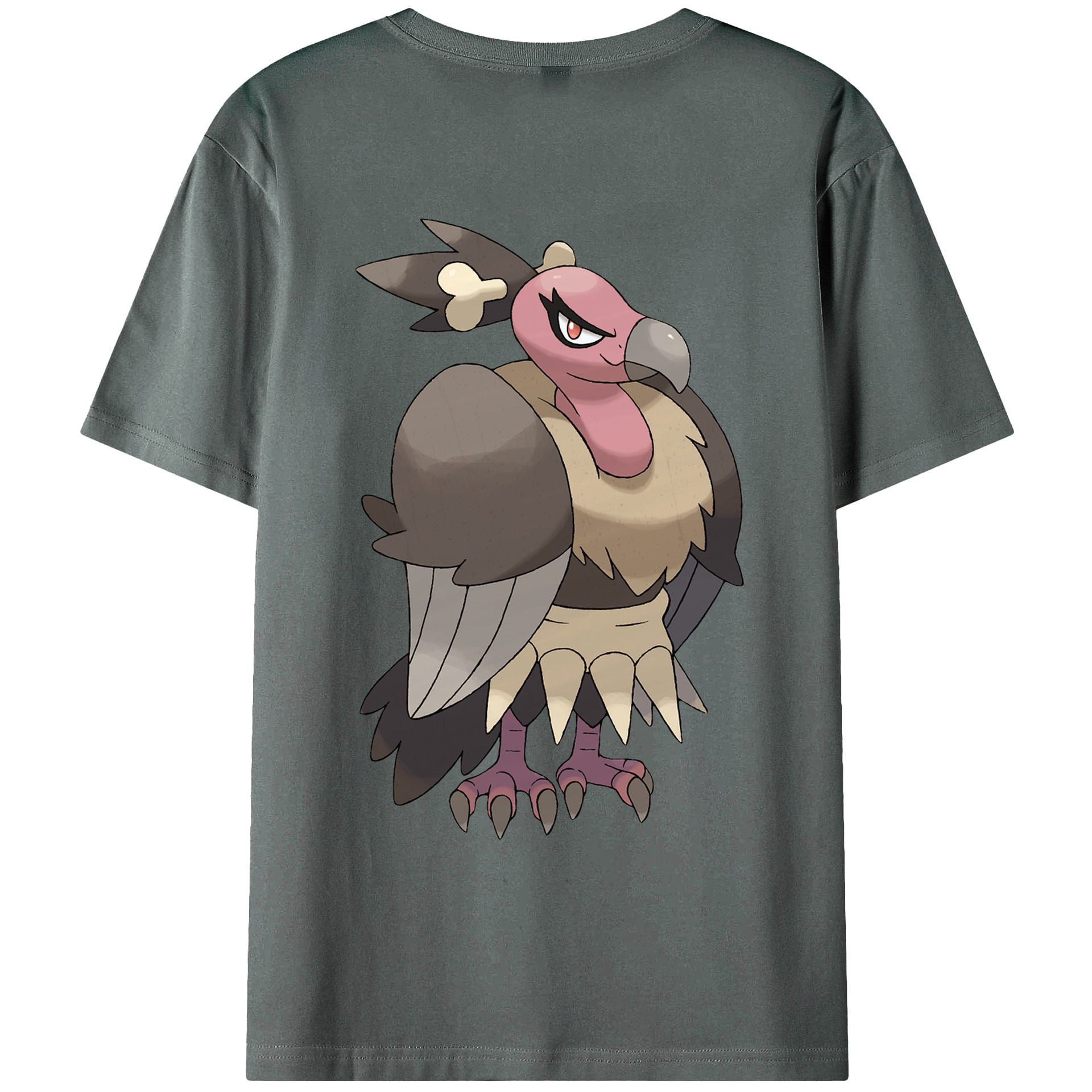 （画像用） ポケットモンスター Pokémon 綿100％ メンズ半袖Tシャツ（バックプリント） 通気性